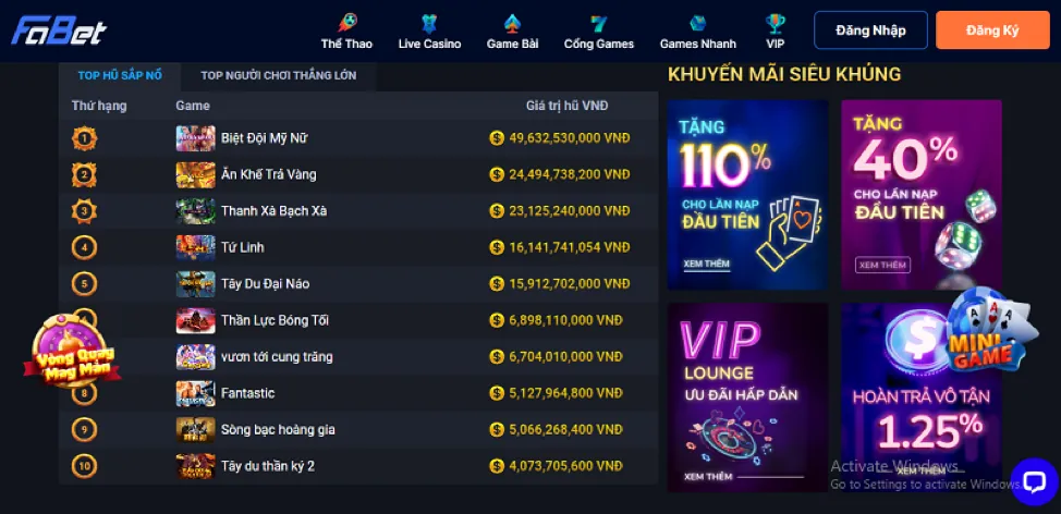 Chương trình VIP w688 link mới